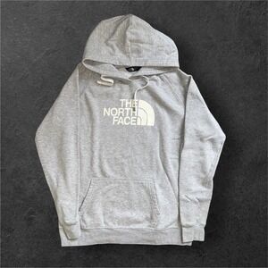 The North Face Hoodie Womens Large Gray‎ Half Dome Pullover  Heather Workout